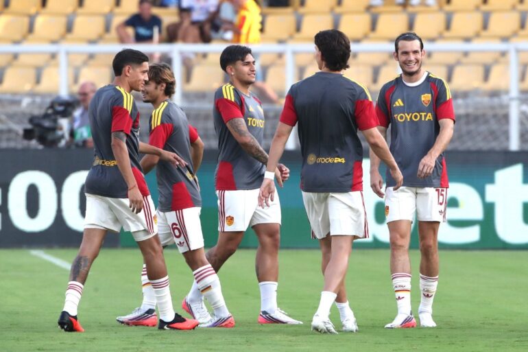 Roma training resumed Monday as internationals deplete squad