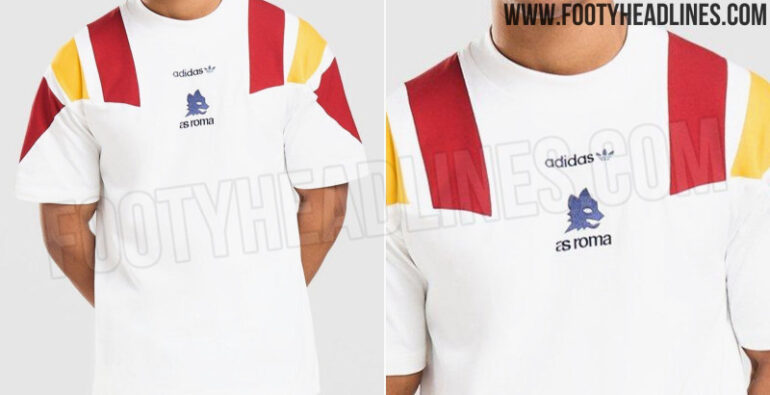 Roma unveil 1990s-inspired EQT t-shirt with classic crest and Adidas trefoil