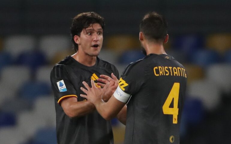 Napoli 3-3 Roma: Balerdi's double from the bench rescues a point as Soulé shines