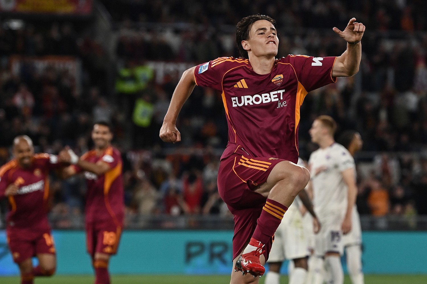 Pisilli breaks Roma's distance record with 12.53 km against Torino on his 22nd birthday